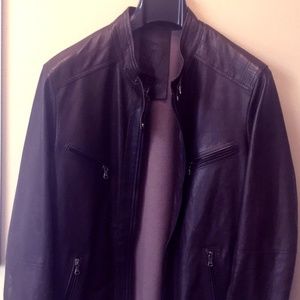 leather jacket in Men
